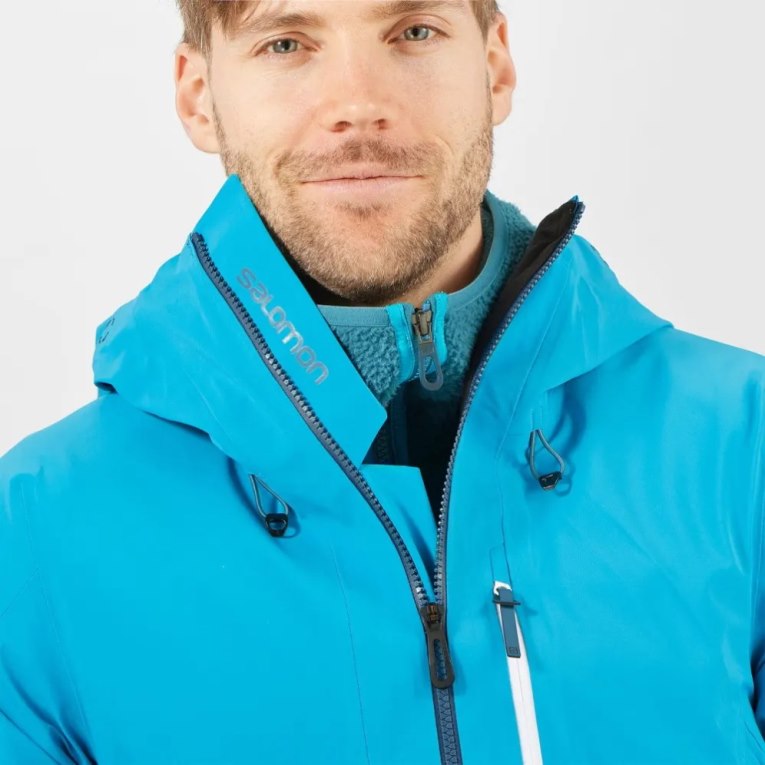 Chaquetas De Esquí Salomon Outlaw 3L Shell Hombre Turquesa | MX ZEQP843